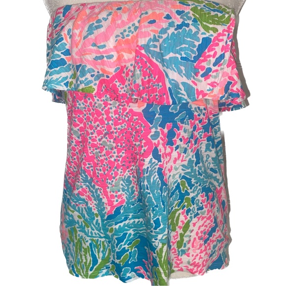 Lilly Pulitzer Let’s Cha Cha Tube Top - Picture 3 of 4